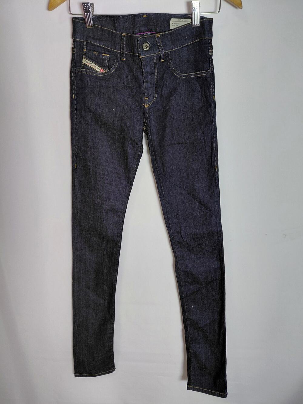 Diesel Dark Wash Skinny Jeans Mid Slim Denim Women Size 25